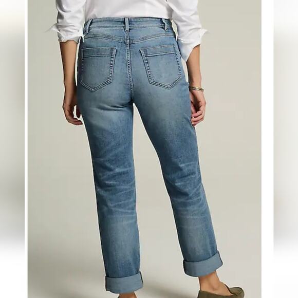 J. Jill NWT Curvy High Rise Straight Leg Ankle Bedford Wash women’s Jeans Size 2 - Picture 2 of 10